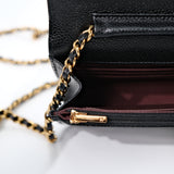 Chanel Classic WOC Black Caviar GHW - (MICROCHIP)
