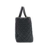 Chanel Coco Handle Tote Bag Black Caviar GHW - s26