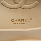 Chanel Double Flap Medium Beige Claire GHW - s31