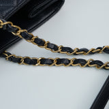 Chanel Timesless Tote Navy Blue GHW - s21