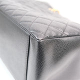Chanel GST Black Caviar GHW - s16