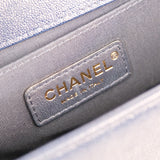 Chanel Le Boy Old Medium Blue -s27