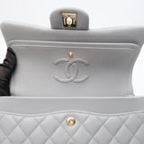Chanel Double Flap Small Dark Gray -s29
