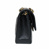 Chanel Double Flap Small Black Ghw - (MICROCHIP)