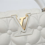 Louis Vuitton East-West Mini Capucine Optical White - GHW