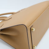 Hermes Birkin 25 Sellier Biscuit GHW - U