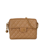 Chanel Camera Bag Dark Beige