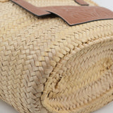 Loewe Raffia Basket Tote Bag