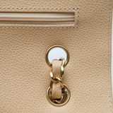 Chanel Double Flap Medium Beige Claire GHW - (MICROCHIP)