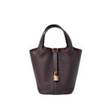 Hermes Picotin 18 Clemence Rouge Sellier - U