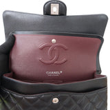 Chanel Double Flap Medium Black SHW - (MICROCHIP)