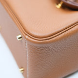 Hermes Mini Lindy Gold GHW - B