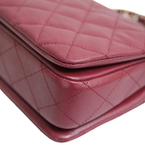 HOLD | Chanel Coco First Small Burgundy GHW - (MICROCHIP)