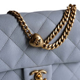 Chanel Mini Flap Gray Sweetheart - (UNUSED)