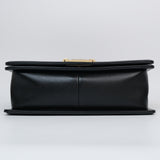 Chanel Le Boy Old Medium Black AGHW - s30