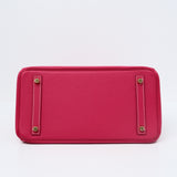 HOLD | Hermes Birkin 30 Rose Tyrien GHW