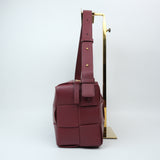 Bottega Veneta Burgundy Cassette Shoulder Bag