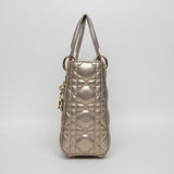 Dior Lady D Small Metallic Gold