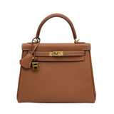 Hermes Kelly 25 Gold GHW - U
