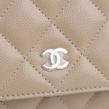 Chanel Wallet On Chain Dark Beige