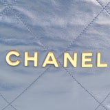 Chanel 22 North South Small Blue - (MICROCHIP)