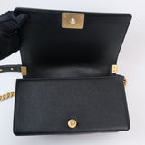 Chanel Le Boy Old Medium Black AGHW - s30