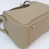 Hermes Mini Lindy Beige Marfa Ghw - W