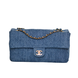 Chanel Maxi Flap Denim Blue GHW - (BRAND NEW)