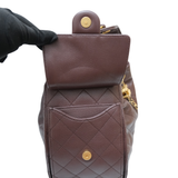 Chanel 25 Small Dark Brown Caviar GHW - (MICROCHIP)