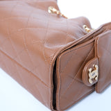Chanel 25 Mini Caramel Brown GHW - (BRANDNEW)