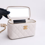 Chanel Vanity Caviar Lettres Top Handle