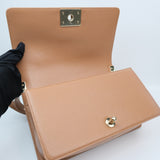 Chanel Le Boy Old Medium Caramel GHW - (MICROCHIP)