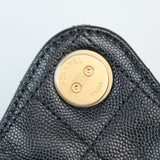 Chanel 25 Medium Black Caviar GHW - (MICROCHIP)