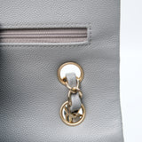 Chanel Double Flap Small Dark Gray -s29