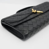 Bottega Veneta Andiamo Clutch Black