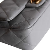 Chanel Mini Flap Gray Sweetheart - (UNUSED)