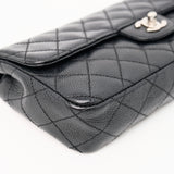 Chanel East West Flap Black Caviar SHW - s10