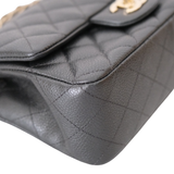 Chanel Mini Rectangle Iridescent Black GHW -s25