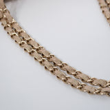 Chanel Double Flap Medium Iridescent Python GHW