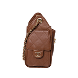 Chanel 25 Mini Caramel Brown GHW - (BRANDNEW)