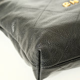 Chanel 22 Medium Black Caviar