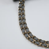 Chanel Double Flap Small Dark Gray -s29