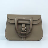 Hermes Halzan Mini Etoupe Swift PHW - W