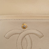 Chanel Double Flap Medium Beige -s16