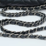 Chanel Chevron Mini Rectangle Black RHW - s24