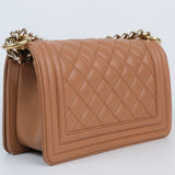 Chanel Le Boy Caramel Small - (MICROCHIP)