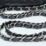 Chanel Chevron Mini Rectangle Black RHW - s24