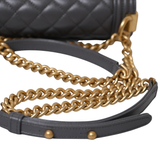 Chanel Le Boy Messenger Gray