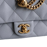 Chanel Mini Flap Gray Sweetheart - (UNUSED)