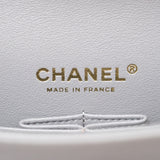 HOLD | Chanel Double Flap Small Dove Gray GHW - s29